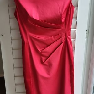 Ralph Lauren Red Cocktail Dress - size 8 - Like New